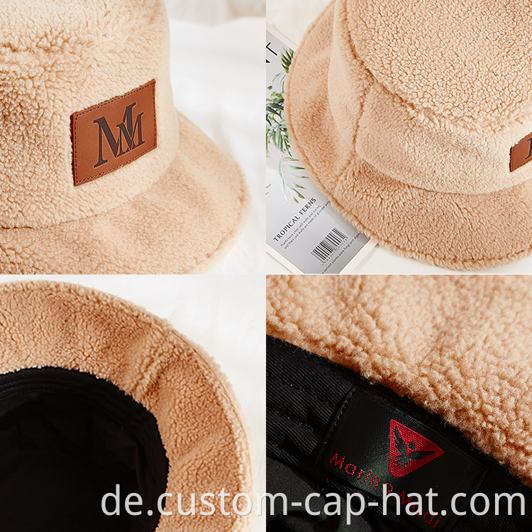 plush bucket hat